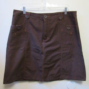 Cherokee Brown A-Line Skirt